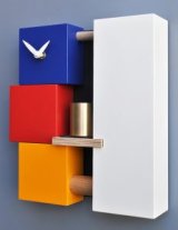 画像: pirondini『ピロンディーニ』Bell Clock collection 1002_Clock_Bell_Mondrian_C　正規品