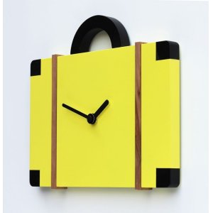 画像2: pirondini『ピロンディーニ』wall clock collection　016Bag sulfur yellow　正規品 (2)
