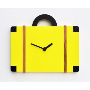 画像1: pirondini『ピロンディーニ』wall clock collection　016Bag sulfur yellow　正規品 (1)