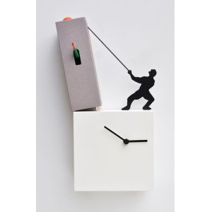 画像1: pirondini『ピロンディーニ』cuckoo clock collection 505 LO TENGO Bianco　正規品 (1)