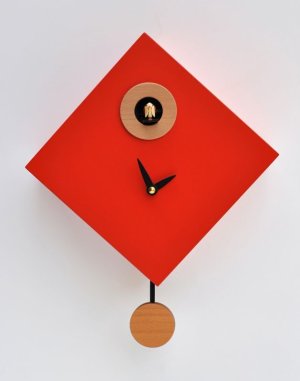 画像1: pirondini『ピロンディーニ』cuckoo clock collection  816 ROMBINO RAL3020　正規品 (1)