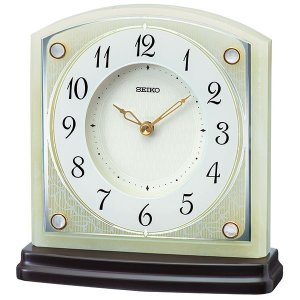 画像1: SEIKO[セイコー]　セイコークロック　BZ365M　置き時計　オニキス枠　クオーツ　正規品 (1)