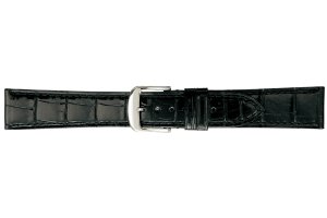 画像1: BAMBI[バンビ]　グレーシャス ワニ革(クロコダイル・シャイニング) BWB005A　正規品　「腕時計交換ベルト」 (1)