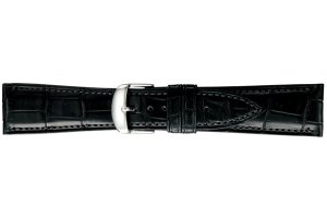 画像1: BAMBI[バンビ]　グレーシャス ワニ革(クロコダイル・マット) BWB030A　正規品　「腕時計交換ベルト」 (1)