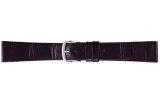 画像: BAMBI[バンビ]　グレーシャス ワニ革(クロコダイル・シャイニング) BWB081A　正規品　「腕時計交換ベルト」