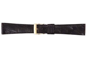画像1: BAMBI[バンビ]　グレーシャス ワニ革(カイマン・シャイニング) BWB112B　正規品　「腕時計交換ベルト」 (1)