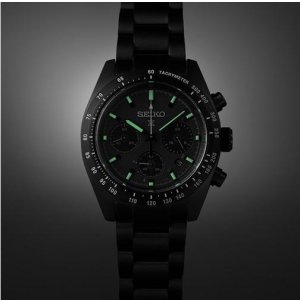 画像4: SEIKO[セイコー]  PROSPEX[プロスペックス]　SBDL103   SPEEDTIMER   （スピードタイマー） ソーラークロノグラフ  The Black Series　メンズモデル　正規品 (4)