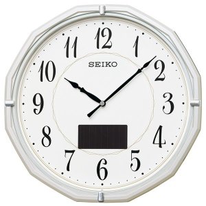 画像2: SEIKO[セイコー]　セイコークロック　SF244W　掛時計 ソーラー 電波クロック　正規品 (2)