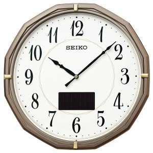 画像: SEIKO[セイコー]　セイコークロック　SF244N　掛時計 ソーラー 電波クロック　正規品