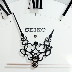 画像3: SEIKO[ セイコー]　セイコークロック　FS506W  大人ディズニー ミッキー＆ミニー　 電波クロック　掛け時計　　正規品 (3)