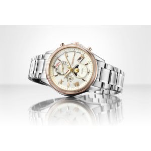 画像5: CITIZEN[シチズン]  EXCEED[エクシード] EE1016-66A　エコ・ドライブ電波時計（ワールドタイム機能）ダイレクトフライト ムーンフェイズ  月齢自動計算機能 ルナプログラム 搭載    ペア　レディスモデル   正規品 (5)