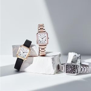 画像12: CITIZEN[シチズン] XC[クロスシー] ES9500-69E hikari collection Square 2way Model 光発電エコ・ドライブ電波時計 ティタニアハッピーフライト（ワールドタイム）レディースモデル　正規品 (12)