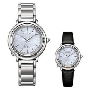 画像6: CITIZEN[シチズン] L [エル] ARCLY Collection　EM1090-60D 　光発電エコ・ドライブ　替えバンド（合成皮革/アップルレザー）付　レディースモデル　正規品 (6)