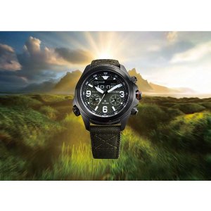 画像8: CITIZEN[シチズン] PROMASTER[プロマスター] JV1005-02W　LAND　アナログとデジタルのエコ・ドライブ コンビネーションウオッチ　　メンズモデル　正規品 (8)