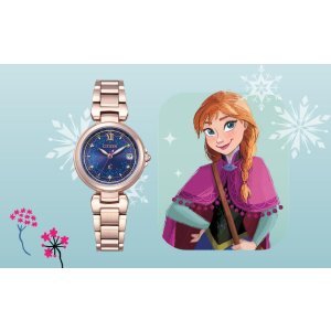 画像11: CITIZEN[シチズン]XC[クロスシー]EC1037-77L　basic collection CITIZEN Disney Collection『アナと雪の女王』限定モデル500本 「アナ」エコ・ドライブ電波時計　 正規品 (11)