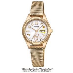 画像1: CITIZEN[ シチズン] Wicca[ウィッカ] KH3-525-11 　ソーラーテック  　Disneyコレクション『くまのプーさん』スペシャル限定モデル　 レディスモデル　正規品 (1)