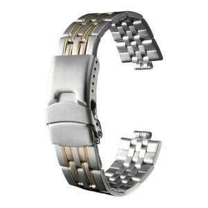 画像1: BAMBI[バンビ]BAMBI　バンビ　ブロックダブルロック　BSBE1125T　正規品　「腕時計交換ベルト」 (1)