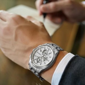 画像9: CITIZEN[ シチズン]ATTESA[アテッサ]  AT8040-57A　Regular Line　 エコ・ドライブ電波時計   ダイレクトフライト針表示式薄型  メンズ　正規品 (9)