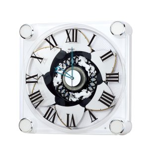 画像: SEIKO[セイコー]　セイコークロック　エムブレム HS446W　電波からくり時計　正規品