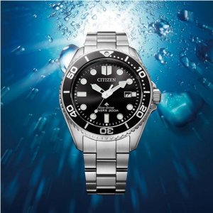 画像8: CITIZEN[シチズン]PROMASTER[プロマスター]  BN0261-51E　MARINEシリーズ  光発電エコ・ドライブ ダイバー200m  メタルバンド  メンズ　 正規品 (8)