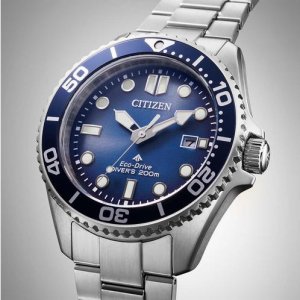 画像4: CITIZEN[シチズン]PROMASTER[プロマスター]  BN0260-54L　MARINEシリーズ  光発電エコ・ドライブ ダイバー200m  メタルバンド  メンズ　 正規品 (4)