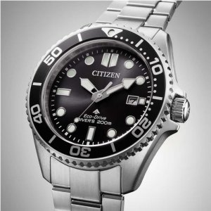 画像4: CITIZEN[シチズン]PROMASTER[プロマスター]  BN0261-51E　MARINEシリーズ  光発電エコ・ドライブ ダイバー200m  メタルバンド  メンズ　 正規品 (4)
