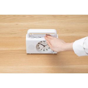 画像10: RHYTHM[リズム] RHYTHM　シチズン CITIZEN 　4RQ002-003 　多機能型防災クロック 　　シロ　正規品 (10)