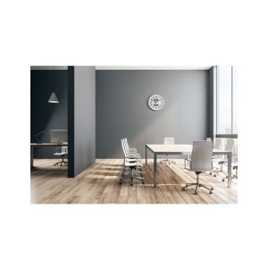 画像2: RHYTHM[リズム]　シチズン CITIZEN　8FYA06-003　電波掛け時計 　温度 湿度 　カレンダー 　連続秒針　 白色　 正規品 (2)