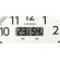 画像3: RHYTHM[リズム]　シチズン CITIZEN　8FYA06-006　電波掛け時計 　温度 湿度 　カレンダー 　連続秒針　 茶メタリック色　 正規品 (3)