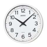 画像: SEIKO[セイコー]　セイコークロック   SF245W　掛け時計　オフィスタイプ　  ソーラー発電のみで動くオフィス向けの掛時計      電波クロック　正規品
