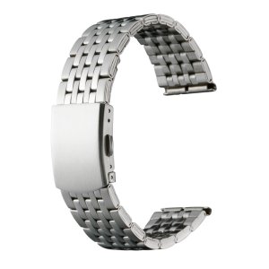 画像1: BAMBI[バンビ]　BAMBI　バンビメタル　ブロックワンタッチ　BSBE1245S　正規品　「腕時計交換ベルト」 (1)