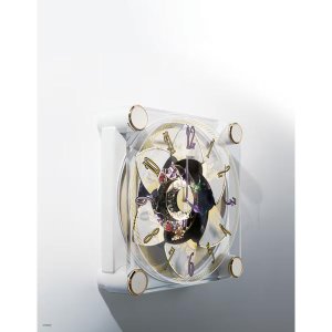 画像4: SEIKO[ セイコー]　セイコークロック　FS515W 大人ディズニー 　「塔の上のラプンツェル」の世界をこだわりのアートで表現した華やかなからくり時計　 電波クロック　掛け時計　正規品 (4)