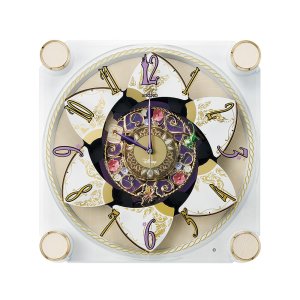 画像2: SEIKO[ セイコー]　セイコークロック　FS515W 大人ディズニー 　「塔の上のラプンツェル」の世界をこだわりのアートで表現した華やかなからくり時計　 電波クロック　掛け時計　正規品 (2)