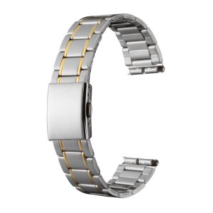 画像: BAMBI[バンビ]　BAMBI　バンビメタル　ブロックワンタッチ　BSBE4593T　正規品　「腕時計交換ベルト」