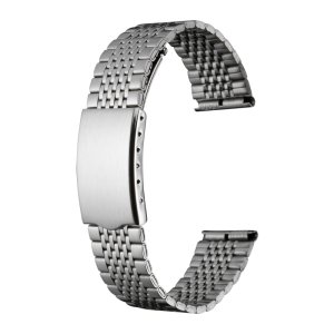 画像: BAMBI[バンビ]　BAMBI　バンビメタル　ブロック三折　BSBE4847S　正規品　「腕時計交換ベルト」