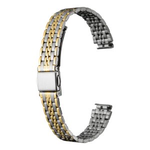 画像1: BAMBI[バンビ]　BAMBI　バンビメタル　ブロックワンタッチ　BSBE8851T　正規品　「腕時計交換ベルト」 (1)