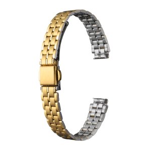 画像: BAMBI[バンビ]　BAMBI　バンビメタル　ブロックワンタッチ　BSBE5060G　正規品　「腕時計交換ベルト」