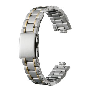 画像1: BAMBI[バンビ]　BAMBI　バンビメタル　ブロックワンタッチ　BSBE4410T　正規品　「腕時計交換ベルト」 (1)