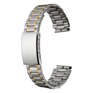 画像1: BAMBI[バンビ]　BAMBI　バンビメタル　ブロック三折　BSBE4557T　正規品　「腕時計交換ベルト」 (1)