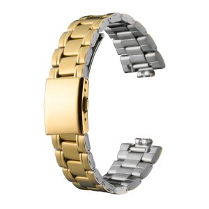 画像1: BAMBI[バンビ]　BAMBI　バンビメタル　ブロックワンタッチ　BSBE4410G　正規品　「腕時計交換ベルト」 (1)