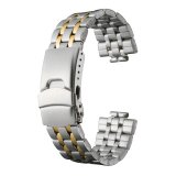 画像: BAMBI[バンビ]　BAMBI　バンビメタル　ブロックワンタッチ　BSBE1126T　正規品　「腕時計交換ベルト」