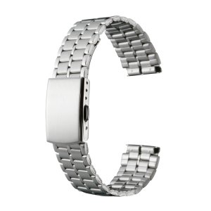 画像1: BAMBI[バンビ]　BAMBI　バンビメタル　ブロックワンタッチ　BSBE4412S　正規品　「腕時計交換ベルト」 (1)