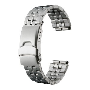 画像1: BAMBI[バンビ]　BAMBI　バンビメタル　ブロックダブルロック　BSBE1209S　正規品　「腕時計交換ベルト」 (1)