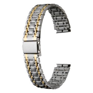 画像1: BAMBI[バンビ]　BAMBI　バンビメタル　ブロックワンタッチ　BSBE4525T　正規品　「腕時計交換ベルト」 (1)