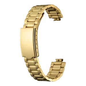 画像: BAMBI[バンビ]　BAMBI　バンビメタル　ブロック三折　BSBE4532G　正規品　「腕時計交換ベルト」