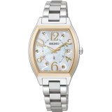 画像: SEIKO[セイコー]  LUKIA[ルキア] SSQW100　Happy Collection   ソーラー電波修正    メタルバンド  レディスモデル　正規品