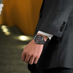 画像9: CITIZEN[シチズン] ATTESA [アテッサ] BY1005-73Z　ACT Line　光発電エコ・ドライブ電波時計 ダイレクトフライト 　ブラックチタンシリーズ　 Shades of Red 限定モデル  世界限定2,200本  メンズモデル　正規品 (9)