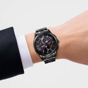 画像11: CITIZEN[シチズン] ATTESA [アテッサ] BY1005-73Z　ACT Line　光発電エコ・ドライブ電波時計 ダイレクトフライト 　ブラックチタンシリーズ　 Shades of Red 限定モデル  世界限定2,200本  メンズモデル　正規品 (11)