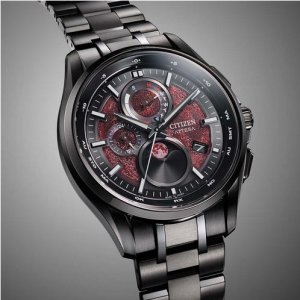 画像6: CITIZEN[シチズン] ATTESA [アテッサ] BY1005-73Z　ACT Line　光発電エコ・ドライブ電波時計 ダイレクトフライト 　ブラックチタンシリーズ　 Shades of Red 限定モデル  世界限定2,200本  メンズモデル　正規品 (6)