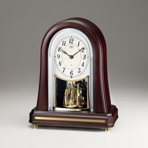 画像1: SEIKO[ セイコー]　セイコークロック　HW205B　セイコーエムブレム 　電波置き時計 　正規品 (1)